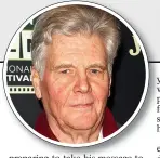  ??  ?? SUPPORT: Laurence’s father, actor
James Fox
