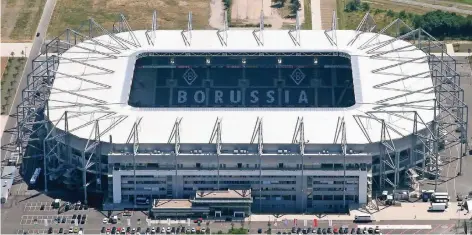  ?? FOTO: ARCHIV: KN ?? Gehört der Borussia-Park 2024 zu den EM-Stadien? Morgen fällt die Entscheidu­ng.
