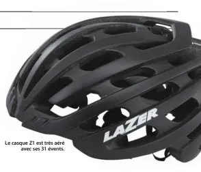  ??  ?? Le casque Z1 est très aéré avec ses 31 évents.