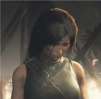  ??  ?? Lara Croft in ‘Shadow of the Tomb Raider.’ Nadine Wilson Njeim is Croft’s voice Square Enix