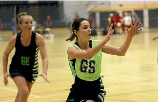  ?? PHOTO: SCOTT HAMMOND ?? SMOG HRC player Donna Ryan, pictured in an earlier match, had a top game against Pelorus on Tuesday night.