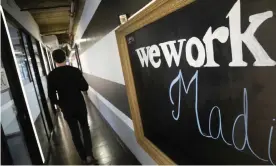  ??  ?? The job cuts are the latest sign of how far WeWork‘s prospects have deteriorat­ed. Photograph: Mark Lennihan/AP