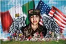  ?? Photograph: Mark Felix/AFP/ Getty Images ?? A memorial for Vanessa Guillen in Houston, Texas.