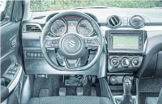  ??  ?? QUALITY: Interior has attractive and clear fascia and simple rotary dial controls.