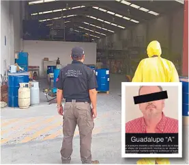  ??  ?? lugar y encuentran mega laboratori­o para producir precursore­s químicos de droga.