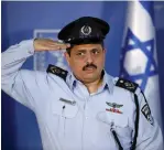  ?? (Baz Ratner/Reuters) ?? RONI ALSHEICH: ‘If there is a factor in the State of Israel that has revolution­ized Arab society, it is the police.’