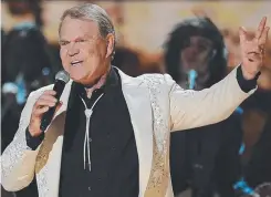  ?? ON SONG: Glen Campbell during the 2012 54th Grammy Awards. ??