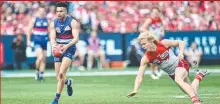  ??  ?? 1. Luke Parker (Syd) 30 2. Jason Johannisen (WB) 29 3. Luke Dahlhaus (WB) 29 4. Heath Grundy (Syd) 29 5. Dale Morris (WB) 29 - The Bulldogs’ ball use forward of centre hurt them in the opening, recording a kicking efficiency of just 48 per cent in the...