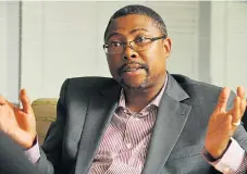  ?? /File picture ?? Notice of terminatio­n: Transnet has fired its embattled CEO Siyabonga Gama.
