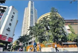  ??  ?? The Sensex rose 582.64 points to close at a near four-month high on Tuesday.
MINT