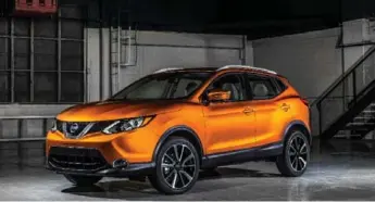 ?? NISSAN CANADA INC. ?? The Nissan Qashqai is powered by a naturally aspirated 2.0-litre four-cylinder with 141 horsepower.