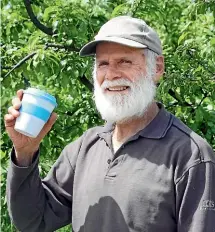  ?? CHLOE RANFORD/ LDR ?? Climate Karanga Marlboroug­h member Budyong Hill says it’s good councils are cutting down on single-use plastic cups.