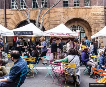  ??  ?? The Rocks Markets