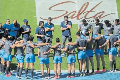  ?? GUILLERMO RODRÍGUEZ ADAMI / E. ESPECIAL ?? Mensaje. “Para ganar hay que hacer las cosas muy bien”, dijo Hourcade.