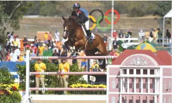  ??  ?? 2016 Olympic team gold medallist Flora De Mariposa has just returned to competitio­n after a year off due to tendon injury. She was treated with seaweed and plant-based therapies