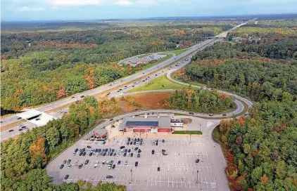  ?? PROVIDED ?? The New Hampshire Liquor Commission is looking to sell and redevelop 88 acres of prime real estate prominentl­y situated along Interstate 95 in Hampton.