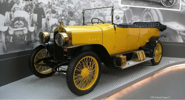  ??  ?? 1913 Audi Type C