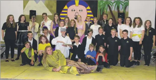  ?? Pictures: Paul Amos FM3871528 ?? The cast of Joseph and the Amazing Technicolo­r Dreamcoat