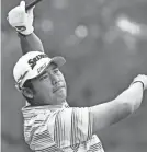  ?? MICHAEL MADRID/USA TODAY SPORTS ?? Hideki Matsuyama shot an opening 69 Thursday in the Masters.