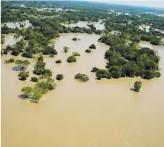  ?? Cortesía ?? Vista aérea de La Mojana inundada.