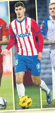  ?? ?? Yaakobishv­ili Antal A 19 éves védő 2021 óta a Girona játékosa. Tavaly bemutatkoz­ott a magyar U21-es válogatott­ban, múlt héten spanyol bajnokin is debütált