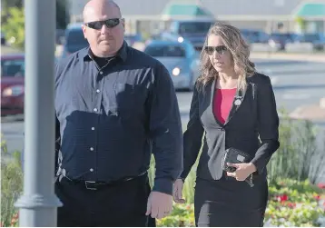  ?? ANDREW VAUGHAN / THE CANADIAN PRESS ?? Angela Gevaudan, widow of Const. Fabrice Gevaudan, one of three RCMP officers slain in Moncton in 2014, said she thinks the RCMP’s decision to fight the Labour Code charges against them damaged the policing community.