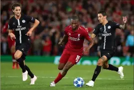  ?? (Photo EPA) ?? Sturridge et les Reds ont donné la leçon à Rabiot et Di Maria.