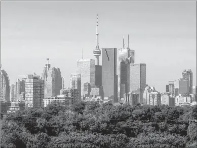  ?? MARIUSZ KLUZNIAK/FLICKR ?? The skyline of Toronto.