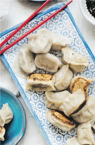 ?? PHOTOS: CLARE BARBOZA/SASQUATCH BOOKS ?? “Dumplings, in whatever form and from whatever culture, are so universall­y loved,” says cookbook author and cooking instructor Hsiao-Ching Chou.