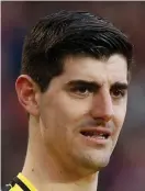  ??  ?? Thibaut Courtois: determined to move