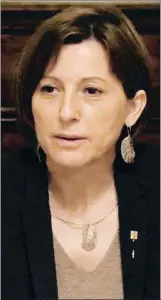  ?? MARIA BELMEZ / ACN ?? Carme Forcadell