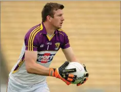  ??  ?? Wexford’s Anthony Masterson is AGB’s new manager.