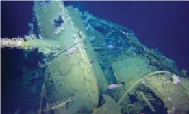  ?? Photograph: Paul G Allen/ Royal Australian Navy ?? Australia’s first submarine, HMAS AE1, sank during the first world war in 1914 and it lies on the seafloor off the Duke of York Islands in Papua New Guinea.