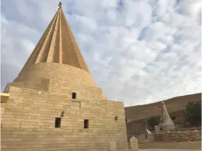  ??  ?? THE SHARAF AL-DIN shrine is seen in Sinjar, Iraq, last November.