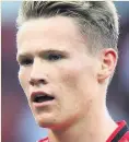  ??  ?? UNITED STAR Scott McTominay