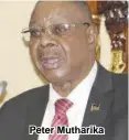  ??  ?? Peter Mutharika