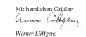  ??  ?? Werner Lüttgens
Mit herzlichen Grüßen