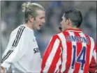  ??  ?? Beckham, contra Simeone.