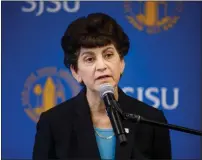  ?? ANDA CHU — STAFF ARCHIVES ?? For years, during then-President Mary Papazian's tenure as president of San Jose State University, athletic trainer Scott Shaw was allowed to treat female athletes despite a memo outlining inappropri­ate behavior.