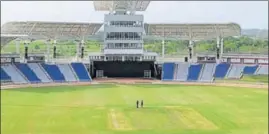  ??  ?? The Brian Lara stadium has attracted a lot of controvers­ies since its inception.