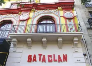  ??  ?? La nouvelle façade du Bataclan.