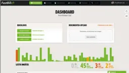  ??  ?? Neue Belege kann man bei FastBill Pro direkt auf dem Dashboard hochladen.