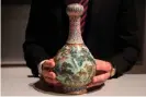  ?? Photograph: Thomas Samson/AFP/Getty Images ?? The vase had been left forgotten for decades in a French attic.