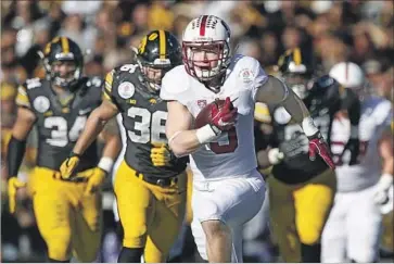  ?? Robert Gauthier Los Angeles Times ?? MULTI-THREAT Christian McCaffrey of Stanford was the Heisman runner-up last season.