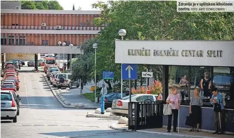  ?? FOTO: ANTE CIZMIC/CROPIX ?? Zdravijo jo v splitskem kliničnem centru.