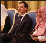  ?? Photograph: AP Photo/Evan Vucci ?? Jared Kushner is in Riyadh with Trump