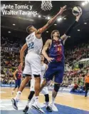  ??  ?? Ante Tomic y Walter Tavares.