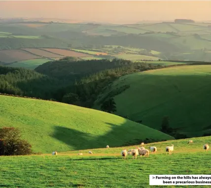  ??  ?? > Farming on the hills has always been a precarious business