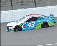  ?? AP-Charlie Riedel ?? Bubba Wallace drives during a NASCAR Cup Series auto race at Kansas Speedway.