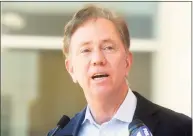  ?? Ned Gerard / Hearst Connecticu­t Media ?? Gov. Ned Lamont speaks during a news conference last week in Bridgeport.